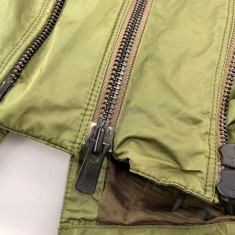 【中古品】【メンズ】 BLACKBARRETT BY NEIL BARRETT ブラックバレットバイニールバレット R1C10-202-76 MODS COAT モッズ コート アウター 141-260812-cs-20-izu サイズ：4 カラー：カーキ 万代Net店