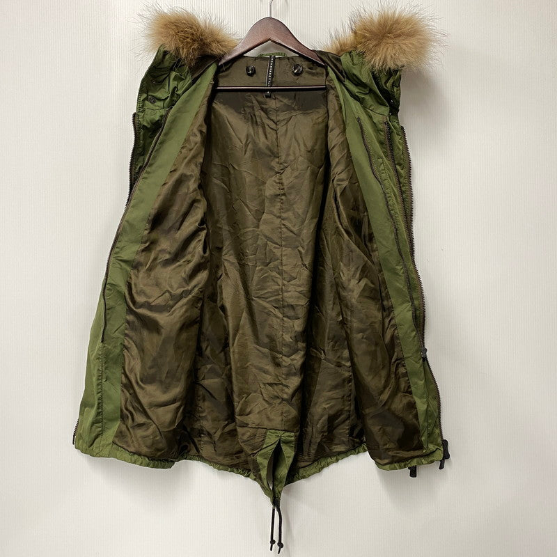 【中古品】【メンズ】 BLACKBARRETT BY NEIL BARRETT ブラックバレットバイニールバレット R1C10-202-76 MODS COAT モッズ コート アウター 141-260812-cs-20-izu サイズ：4 カラー：カーキ 万代Net店