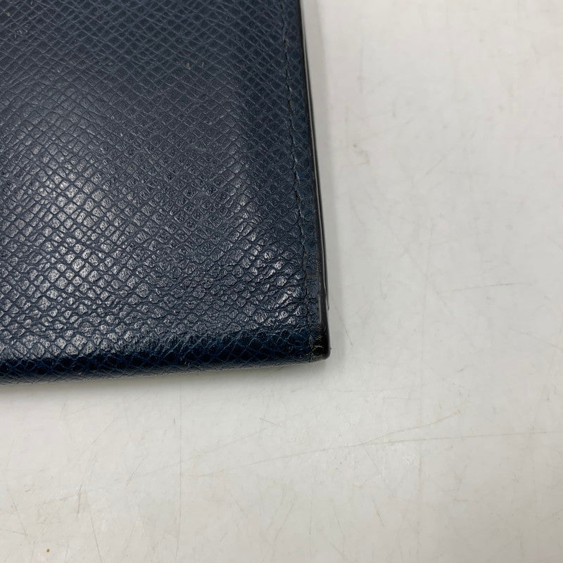 【中古品】【メンズ/レディース】 LOUIS VUITTON ルイ・ヴィトン M30535 MI8106 タイガ オーガナイザー ドゥポッシュ カードケース 小物 179-260805-cs-09-izu カラー：ネイビー 万代Net店