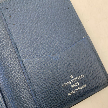 【中古品】【メンズ/レディース】 LOUIS VUITTON ルイ・ヴィトン M30535 MI8106 タイガ オーガナイザー ドゥポッシュ カードケース 小物 179-260805-cs-09-izu カラー：ネイビー 万代Net店