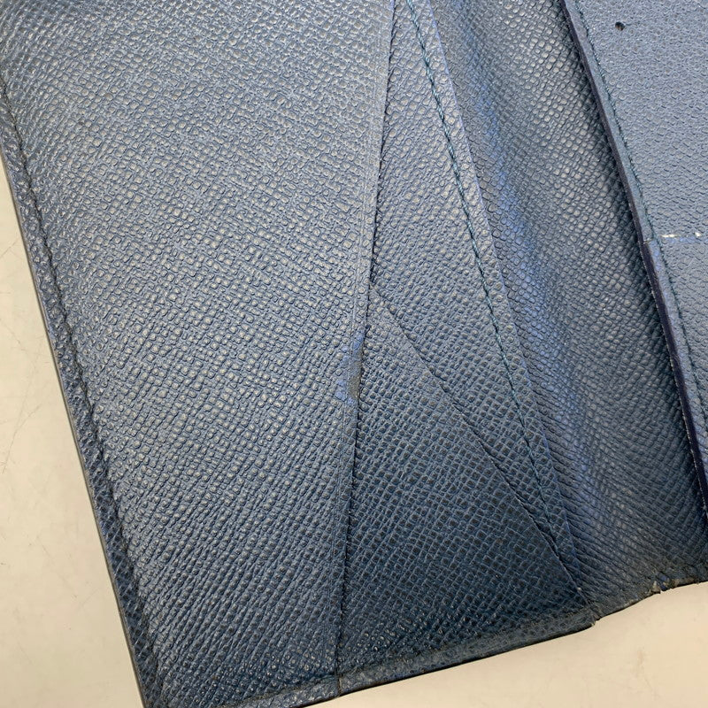 【中古品】【メンズ/レディース】 LOUIS VUITTON ルイ・ヴィトン M30535 MI8106 タイガ オーガナイザー ドゥポッシュ カードケース 小物 179-260805-cs-09-izu カラー：ネイビー 万代Net店