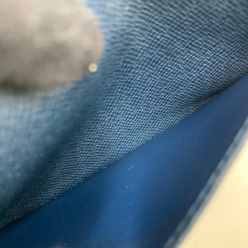 【中古品】【メンズ/レディース】 LOUIS VUITTON ルイ・ヴィトン M30535 MI8106 タイガ オーガナイザー ドゥポッシュ カードケース 小物 179-260805-cs-09-izu カラー：ネイビー 万代Net店