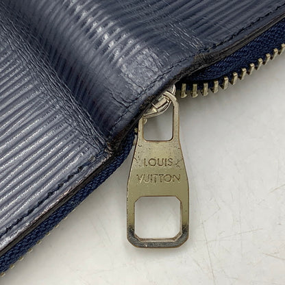 【中古品】【メンズ/レディース】 LOUIS VUITTON ルイ・ヴィトン M61828 CA3177 エピ ジッピー ウォレット ヴェルティカル ロングウォレット 長財布 179-260806-as-13-izu カラー：ネイビー 万代Net店