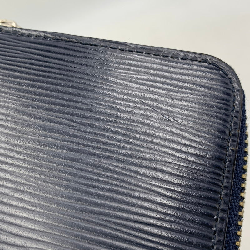 【中古品】【メンズ/レディース】 LOUIS VUITTON ルイ・ヴィトン M61828 CA3177 エピ ジッピー ウォレット ヴェルティカル ロングウォレット 長財布 179-260806-as-13-izu カラー：ネイビー 万代Net店