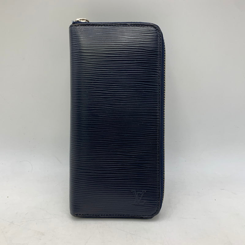 【中古品】【メンズ/レディース】 LOUIS VUITTON ルイ・ヴィトン M61828 CA3177 エピ ジッピー ウォレット ヴェルティカル ロングウォレット 長財布 179-260806-as-13-izu カラー：ネイビー 万代Net店