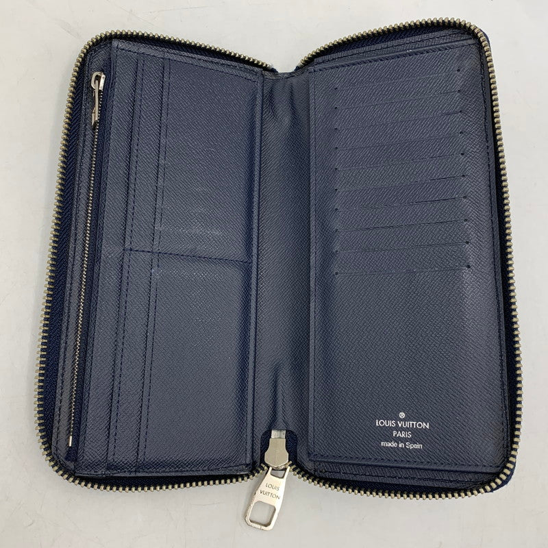 【中古品】【メンズ/レディース】 LOUIS VUITTON ルイ・ヴィトン M61828 CA3177 エピ ジッピー ウォレット ヴェルティカル ロングウォレット 長財布 179-260806-as-13-izu カラー：ネイビー 万代Net店