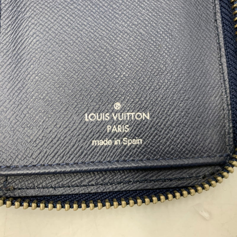 【中古品】【メンズ/レディース】 LOUIS VUITTON ルイ・ヴィトン M61828 CA3177 エピ ジッピー ウォレット ヴェルティカル ロングウォレット 長財布 179-260806-as-13-izu カラー：ネイビー 万代Net店