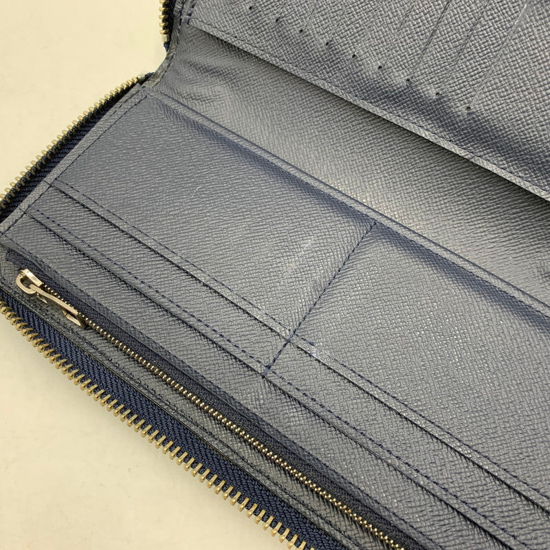 【中古品】【メンズ/レディース】 LOUIS VUITTON ルイ・ヴィトン M61828 CA3177 エピ ジッピー ウォレット ヴェルティカル ロングウォレット 長財布 179-260806-as-13-izu カラー：ネイビー 万代Net店