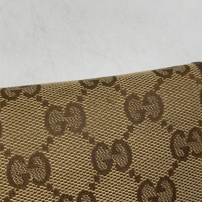 【中古品】【メンズ/レディース】 GUCCI グッチ 244946 GG CANVAS LONG WALLET ジージー キャンバス ロング　ウォレット 財布 長財布 181-260805-cs-08-izu カラー：ブラウン 万代Net店