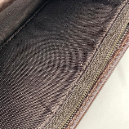 【中古品】【メンズ/レディース】 GUCCI グッチ 244946 GG CANVAS LONG WALLET ジージー キャンバス ロング　ウォレット 財布 長財布 181-260805-cs-08-izu カラー：ブラウン 万代Net店
