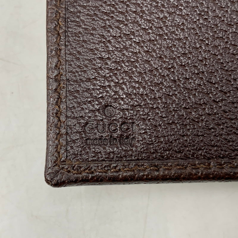【中古品】【メンズ/レディース】 GUCCI グッチ 244946 GG CANVAS LONG WALLET ジージー キャンバス ロング　ウォレット 財布 長財布 181-260805-cs-08-izu カラー：ブラウン 万代Net店