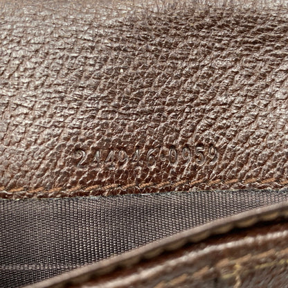 【中古品】【メンズ/レディース】 GUCCI グッチ 244946 GG CANVAS LONG WALLET ジージー キャンバス ロング　ウォレット 財布 長財布 181-260805-cs-08-izu カラー：ブラウン 万代Net店