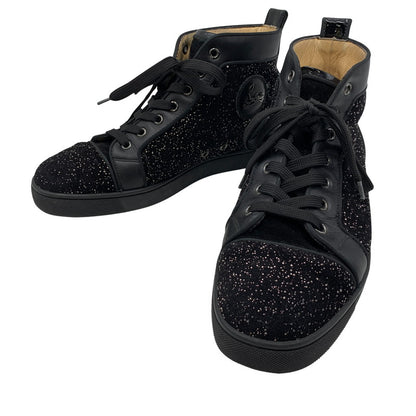 【中古品】【メンズ/レディース】 CHRISTIAN LOUBOUTIN クリスチャンルブタン LOUIS ORLATO FLAT ルイス オルラート フラット シューズ 靴 183-260805-cs-04-izu サイズ：41 カラー：ブラック 万代Net店