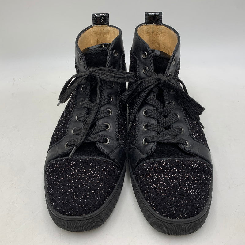 【中古品】【メンズ/レディース】 CHRISTIAN LOUBOUTIN クリスチャンルブタン LOUIS ORLATO FLAT ルイス オルラート フラット シューズ 靴 183-260805-cs-04-izu サイズ：41 カラー：ブラック 万代Net店
