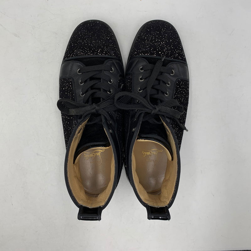 【中古品】【メンズ/レディース】 CHRISTIAN LOUBOUTIN クリスチャンルブタン LOUIS ORLATO FLAT ルイス オルラート フラット シューズ 靴 183-260805-cs-04-izu サイズ：41 カラー：ブラック 万代Net店