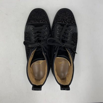 【中古品】【メンズ/レディース】 CHRISTIAN LOUBOUTIN クリスチャンルブタン LOUIS ORLATO FLAT ルイス オルラート フラット シューズ 靴 183-260805-cs-04-izu サイズ：41 カラー：ブラック 万代Net店