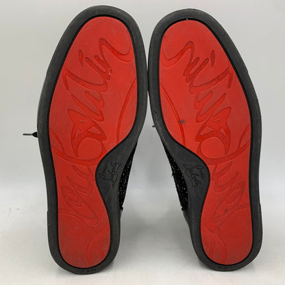 【中古品】【メンズ/レディース】 CHRISTIAN LOUBOUTIN クリスチャンルブタン LOUIS ORLATO FLAT ルイス オルラート フラット シューズ 靴 183-260805-cs-04-izu サイズ：41 カラー：ブラック 万代Net店