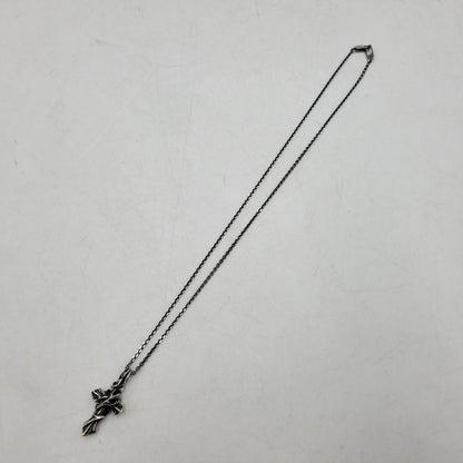 【中古品】【メンズ/レディース】 M'S COLLECTION エムズコレクション THORN CROSS PENDANT NECKLACE M XP-015 925 ソーン クロス ペンダント ネックレス M アクセサリー 192-260805-ay-16-izu カラー：シルバー 万代Net店