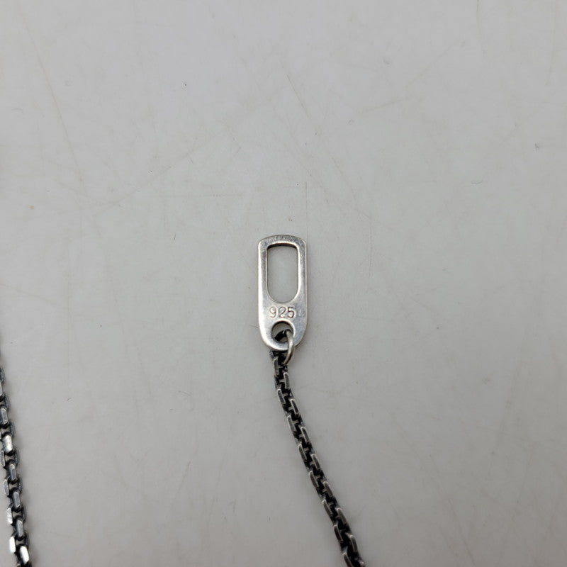 【中古品】【メンズ/レディース】 M'S COLLECTION エムズコレクション THORN CROSS PENDANT NECKLACE M XP-015 925 ソーン クロス ペンダント ネックレス M アクセサリー 192-260805-ay-16-izu カラー：シルバー 万代Net店
