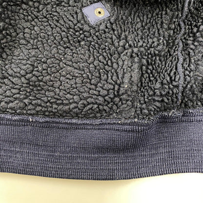 【現状渡し品】【メンズ】 POLO BY RALPH LAUREN ポロバイラルフローレン ELBOW PATCH BOA LINER FLEECE JACKET エルボー パッチ ボア ライナー フリース ジャケット 146-260805-yn-07-izu サイズ：M カラー：ネイビー 万代Net店