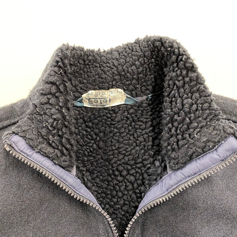 【現状渡し品】【メンズ】 POLO BY RALPH LAUREN ポロバイラルフローレン ELBOW PATCH BOA LINER FLEECE JACKET エルボー パッチ ボア ライナー フリース ジャケット 146-260805-yn-07-izu サイズ：M カラー：ネイビー 万代Net店