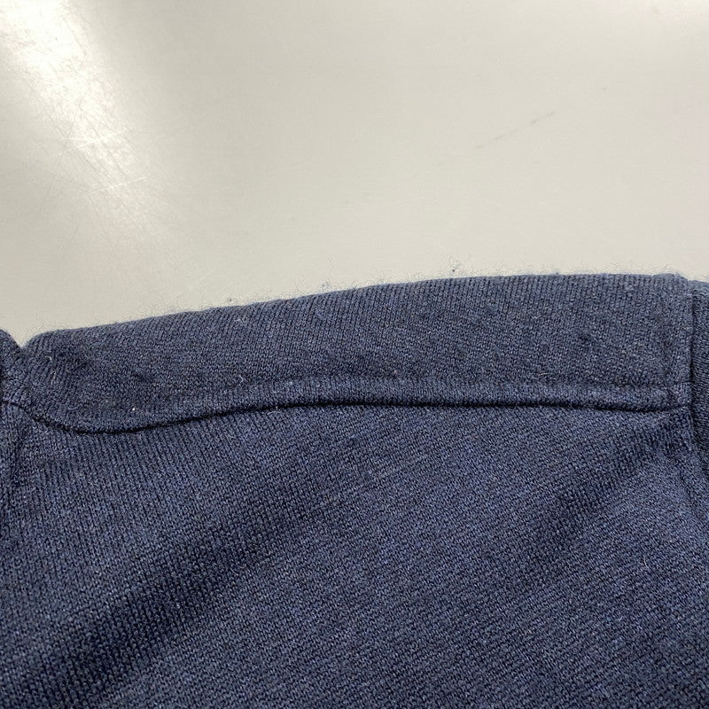 【現状渡し品】【メンズ】 POLO BY RALPH LAUREN ポロバイラルフローレン ELBOW PATCH BOA LINER FLEECE JACKET エルボー パッチ ボア ライナー フリース ジャケット 146-260805-yn-07-izu サイズ：M カラー：ネイビー 万代Net店