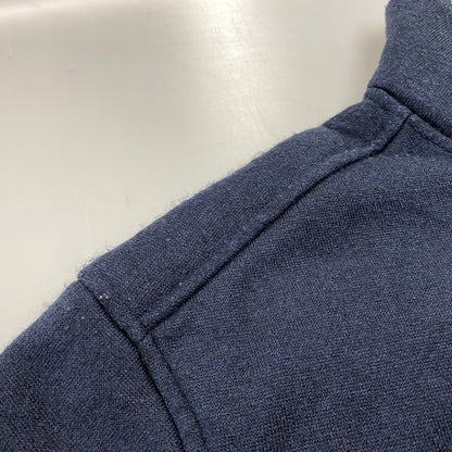 【現状渡し品】【メンズ】 POLO BY RALPH LAUREN ポロバイラルフローレン ELBOW PATCH BOA LINER FLEECE JACKET エルボー パッチ ボア ライナー フリース ジャケット 146-260805-yn-07-izu サイズ：M カラー：ネイビー 万代Net店