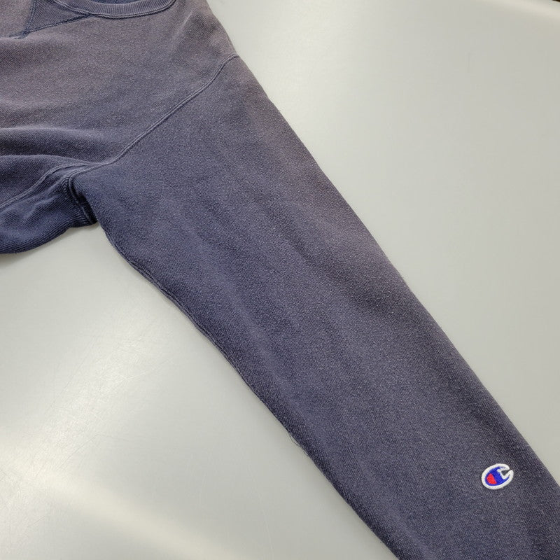 【現状渡し品】【メンズ】 CHAMPION チャンピオン × SHIPS シップス C8-N010 別注 HAND POCKET REVERSE WEAVE FADE SWEATSHIRT スウェットシャツ トップス 148-260812-kh-06-izu サイズ：L カラー：ネイビー 万代Net店