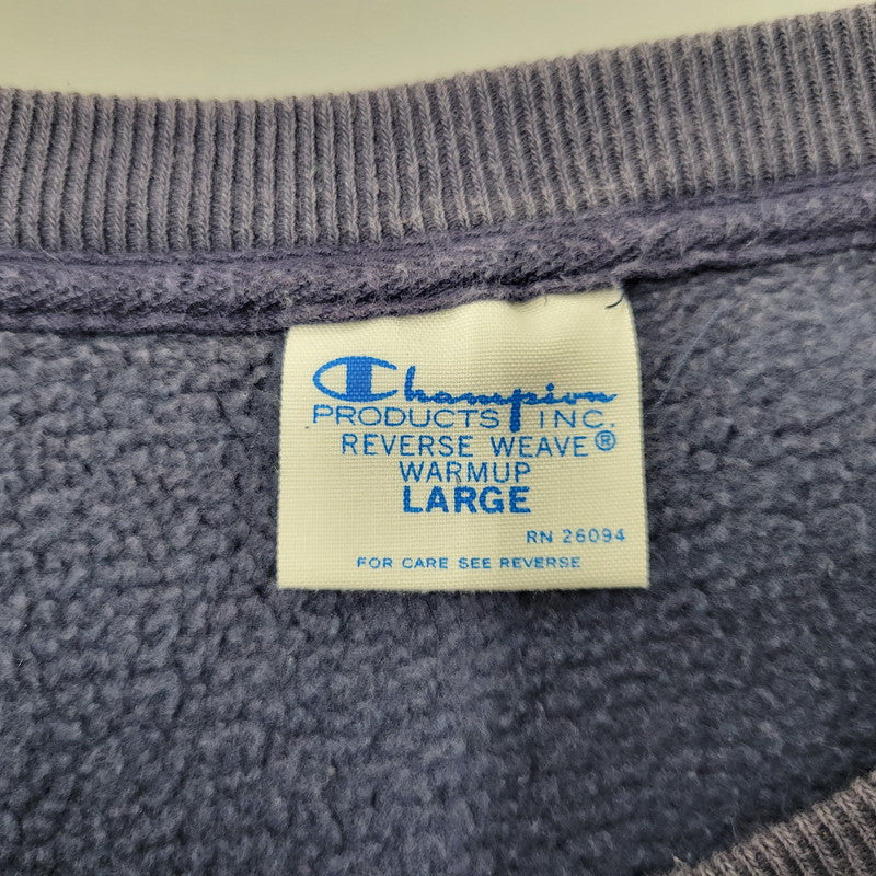 【現状渡し品】【メンズ】 CHAMPION チャンピオン × SHIPS シップス C8-N010 別注 HAND POCKET REVERSE WEAVE FADE SWEATSHIRT スウェットシャツ トップス 148-260812-kh-06-izu サイズ：L カラー：ネイビー 万代Net店