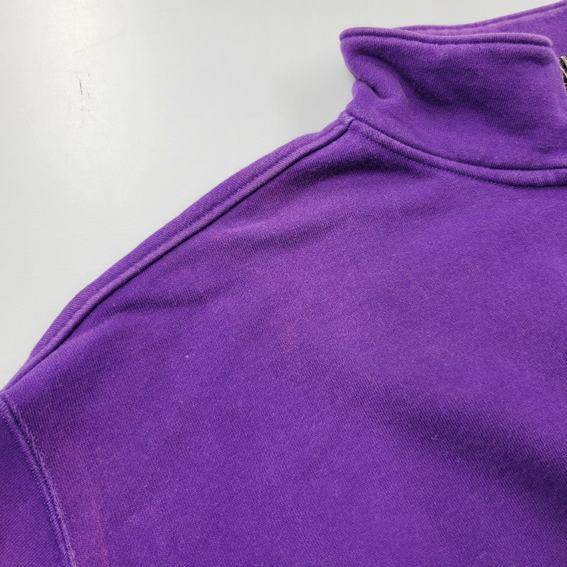 【現状渡し品】【メンズ】 XLARGE エクストララージ 101224012014 XL RECORDS HALF ZIP PULLOVER SWEAT レコーズ ハーフ ジップ プルオーバー スウェット トップス 142-260812-kh-07-izu サイズ：XL カラー：パープル 万代Net店