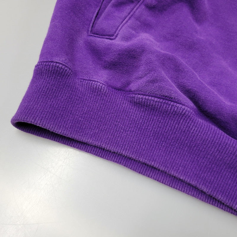 【現状渡し品】【メンズ】 XLARGE エクストララージ 101224012014 XL RECORDS HALF ZIP PULLOVER SWEAT レコーズ ハーフ ジップ プルオーバー スウェット トップス 142-260812-kh-07-izu サイズ：XL カラー：パープル 万代Net店