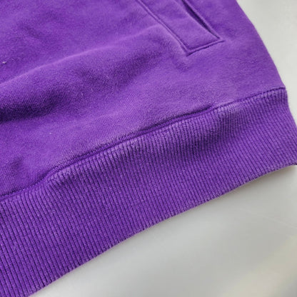 【現状渡し品】【メンズ】 XLARGE エクストララージ 101224012014 XL RECORDS HALF ZIP PULLOVER SWEAT レコーズ ハーフ ジップ プルオーバー スウェット トップス 142-260812-kh-07-izu サイズ：XL カラー：パープル 万代Net店