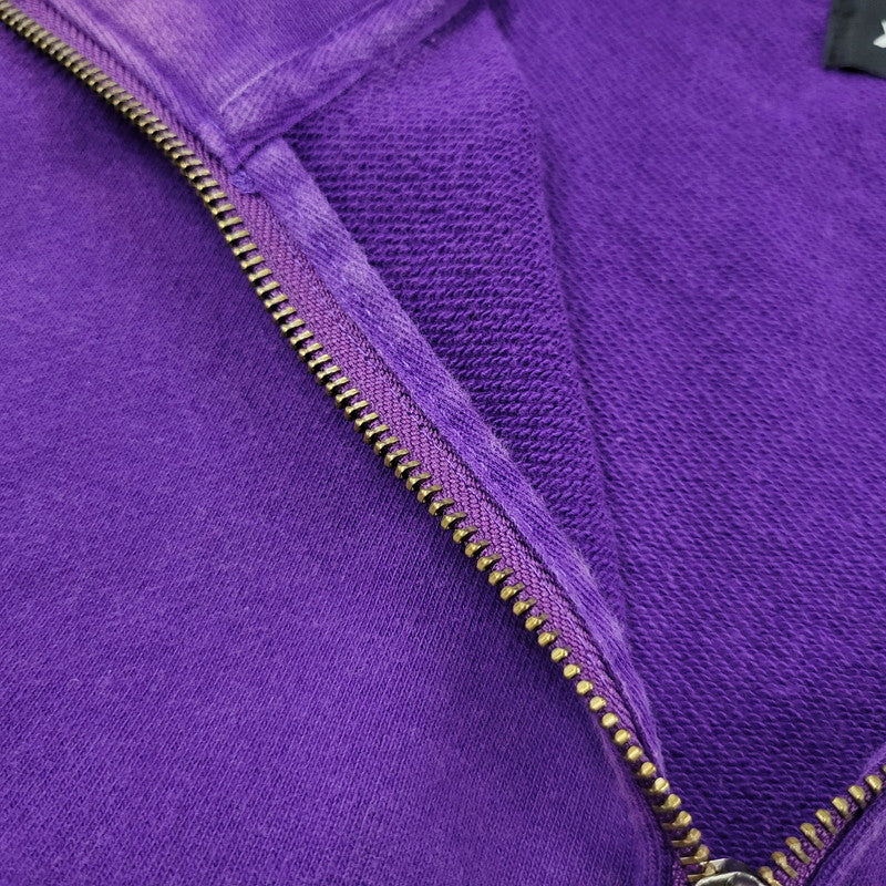 【現状渡し品】【メンズ】 XLARGE エクストララージ 101224012014 XL RECORDS HALF ZIP PULLOVER SWEAT レコーズ ハーフ ジップ プルオーバー スウェット トップス 142-260812-kh-07-izu サイズ：XL カラー：パープル 万代Net店