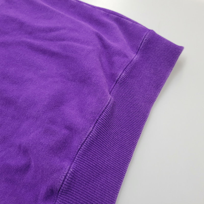 【現状渡し品】【メンズ】 XLARGE エクストララージ 101224012014 XL RECORDS HALF ZIP PULLOVER SWEAT レコーズ ハーフ ジップ プルオーバー スウェット トップス 142-260812-kh-07-izu サイズ：XL カラー：パープル 万代Net店