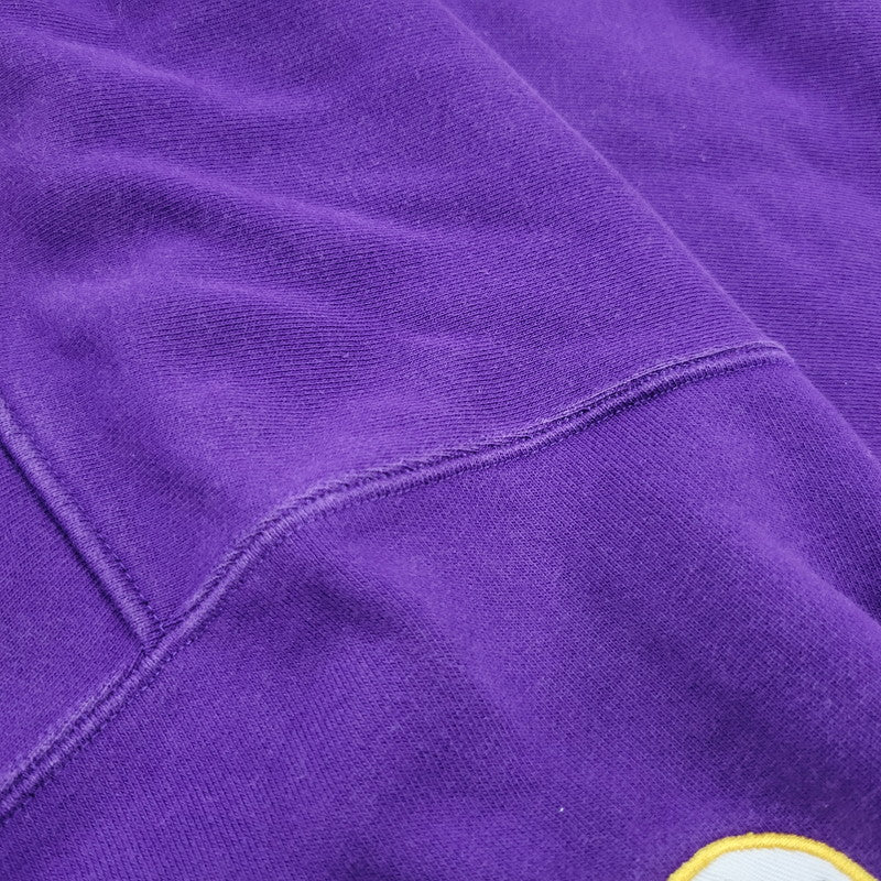 【現状渡し品】【メンズ】 XLARGE エクストララージ 101224012014 XL RECORDS HALF ZIP PULLOVER SWEAT レコーズ ハーフ ジップ プルオーバー スウェット トップス 142-260812-kh-07-izu サイズ：XL カラー：パープル 万代Net店