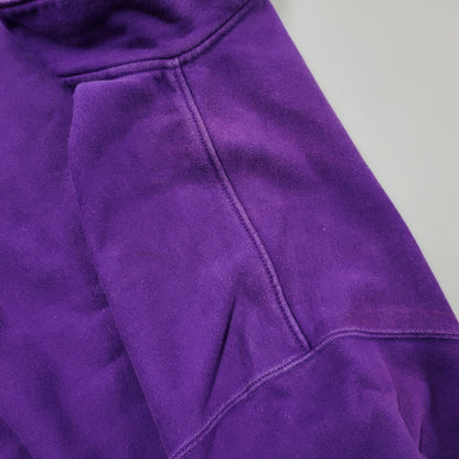 【現状渡し品】【メンズ】 XLARGE エクストララージ 101224012014 XL RECORDS HALF ZIP PULLOVER SWEAT レコーズ ハーフ ジップ プルオーバー スウェット トップス 142-260812-kh-07-izu サイズ：XL カラー：パープル 万代Net店