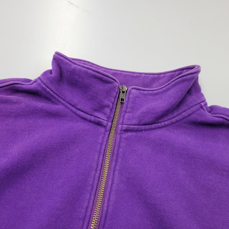【現状渡し品】【メンズ】 XLARGE エクストララージ 101224012014 XL RECORDS HALF ZIP PULLOVER SWEAT レコーズ ハーフ ジップ プルオーバー スウェット トップス 142-260812-kh-07-izu サイズ：XL カラー：パープル 万代Net店