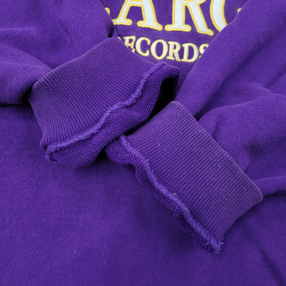 【現状渡し品】【メンズ】 XLARGE エクストララージ 101224012014 XL RECORDS HALF ZIP PULLOVER SWEAT レコーズ ハーフ ジップ プルオーバー スウェット トップス 142-260812-kh-07-izu サイズ：XL カラー：パープル 万代Net店
