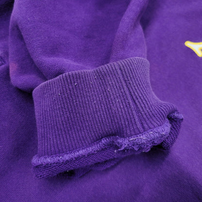 【現状渡し品】【メンズ】 XLARGE エクストララージ 101224012014 XL RECORDS HALF ZIP PULLOVER SWEAT レコーズ ハーフ ジップ プルオーバー スウェット トップス 142-260812-kh-07-izu サイズ：XL カラー：パープル 万代Net店