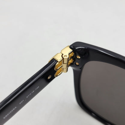 【中古品】【メンズ/レディース】 BALENCIAGA バレンシアガ SQUARE SUNGLASSES BB0102SA スクエア サングラス 小物 服飾雑貨 183-260805-ay-15-izu サイズ：57口16-145 カラー：ブラック 万代Net店