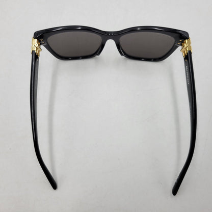 【中古品】【メンズ/レディース】 BALENCIAGA バレンシアガ SQUARE SUNGLASSES BB0102SA スクエア サングラス 小物 服飾雑貨 183-260805-ay-15-izu サイズ：57口16-145 カラー：ブラック 万代Net店