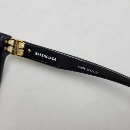 【中古品】【メンズ/レディース】 BALENCIAGA バレンシアガ SQUARE SUNGLASSES BB0102SA スクエア サングラス 小物 服飾雑貨 183-260805-ay-15-izu サイズ：57口16-145 カラー：ブラック 万代Net店