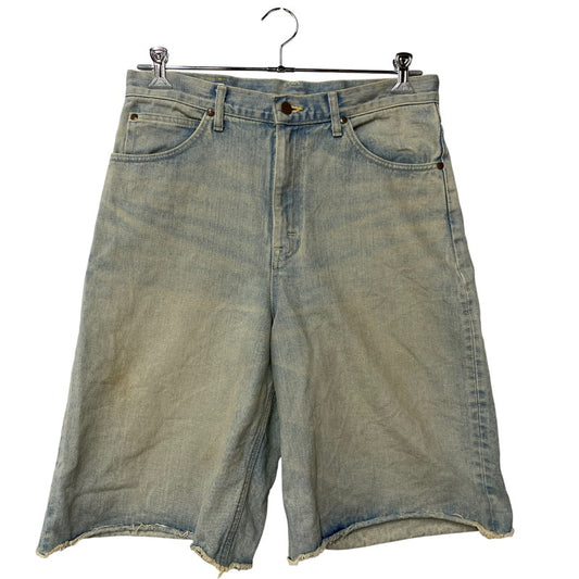 【中古品】【メンズ】 Lee リー RIDER WIDE SHORTS LM9831 ライダー ワイド ショーツ ショートパンツ 158-260814-as-03-izu サイズ：M カラー：ライトインディゴ 万代Net店