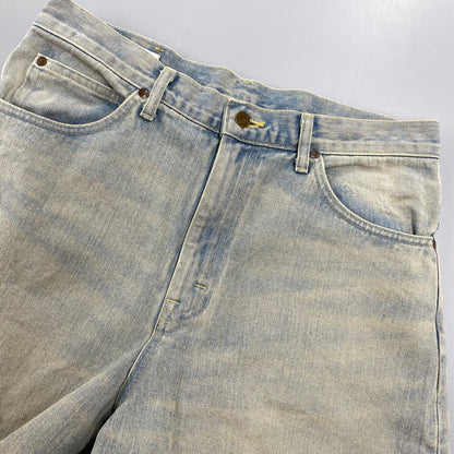 【中古品】【メンズ】 Lee リー RIDER WIDE SHORTS LM9831 ライダー ワイド ショーツ ショートパンツ 158-260814-as-03-izu サイズ：M カラー：ライトインディゴ 万代Net店