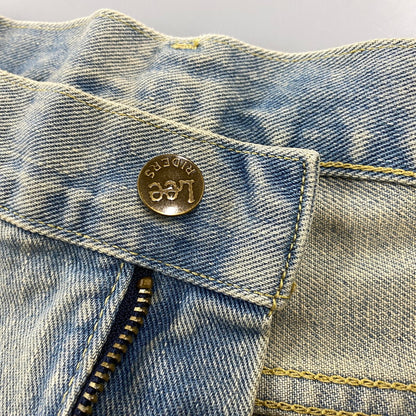【中古品】【メンズ】 Lee リー RIDER WIDE SHORTS LM9831 ライダー ワイド ショーツ ショートパンツ 158-260814-as-03-izu サイズ：M カラー：ライトインディゴ 万代Net店
