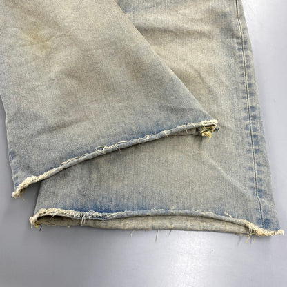【中古品】【メンズ】 Lee リー RIDER WIDE SHORTS LM9831 ライダー ワイド ショーツ ショートパンツ 158-260814-as-03-izu サイズ：M カラー：ライトインディゴ 万代Net店