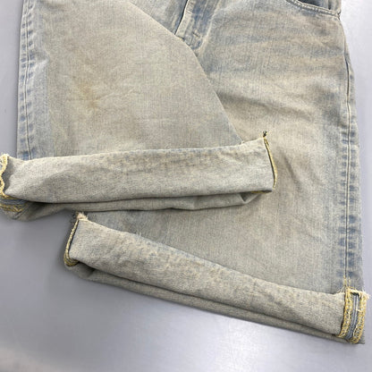 【中古品】【メンズ】 Lee リー RIDER WIDE SHORTS LM9831 ライダー ワイド ショーツ ショートパンツ 158-260814-as-03-izu サイズ：M カラー：ライトインディゴ 万代Net店