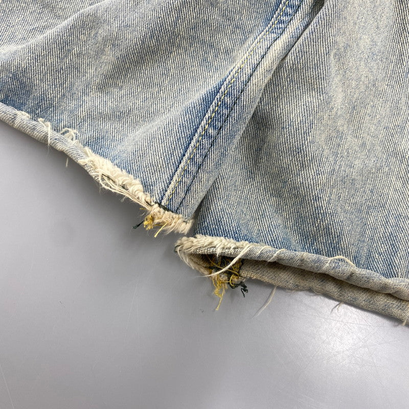 【中古品】【メンズ】 Lee リー RIDER WIDE SHORTS LM9831 ライダー ワイド ショーツ ショートパンツ 158-260814-as-03-izu サイズ：M カラー：ライトインディゴ 万代Net店