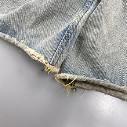 【中古品】【メンズ】 Lee リー RIDER WIDE SHORTS LM9831 ライダー ワイド ショーツ ショートパンツ 158-260814-as-03-izu サイズ：M カラー：ライトインディゴ 万代Net店