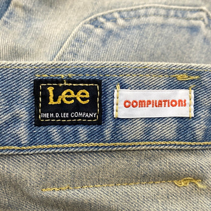 【中古品】【メンズ】 Lee リー RIDER WIDE SHORTS LM9831 ライダー ワイド ショーツ ショートパンツ 158-260814-as-03-izu サイズ：M カラー：ライトインディゴ 万代Net店